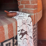Printed Linen Napkin Set by Elana Gabrielle napkins Elana Gabrielle