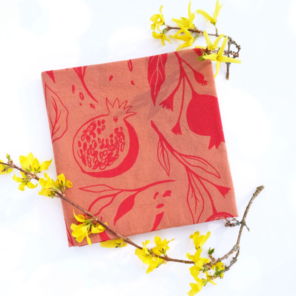 Printed Linen Square Tea Towels by Elana Gabrielle tea towel Elana Gabrielle