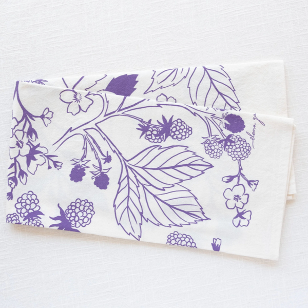 Printed Linen Square Tea Towels by Elana Gabrielle tea towel Elana Gabrielle