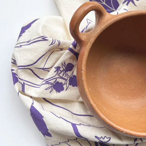 Printed Linen Square Tea Towels by Elana Gabrielle tea towel Elana Gabrielle