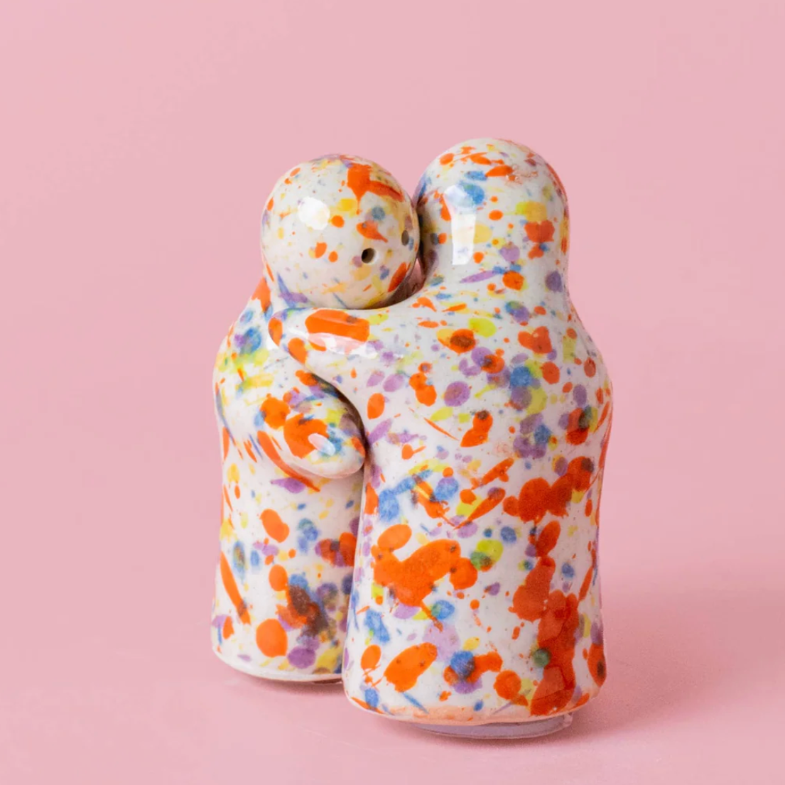 Salt + Pepper Shaker Ghosts by Tierra Cocida Salt and Pepper Shaker tierra cocida