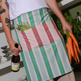 Short Striped Apron by Tarta Gelatina