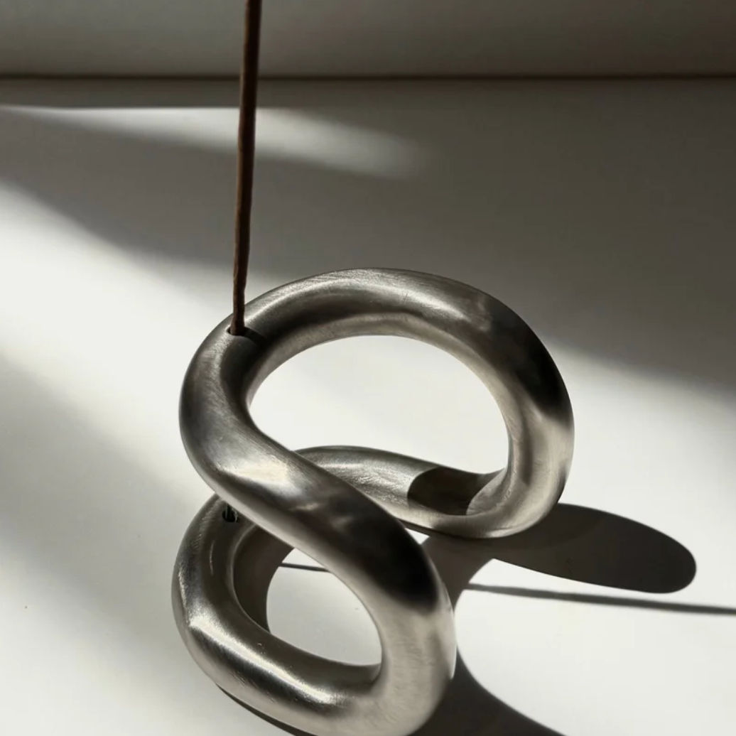 "Annala" Cast Aluminum Incense Holder by Vihanga INCENSE HOLDER VIHANGA