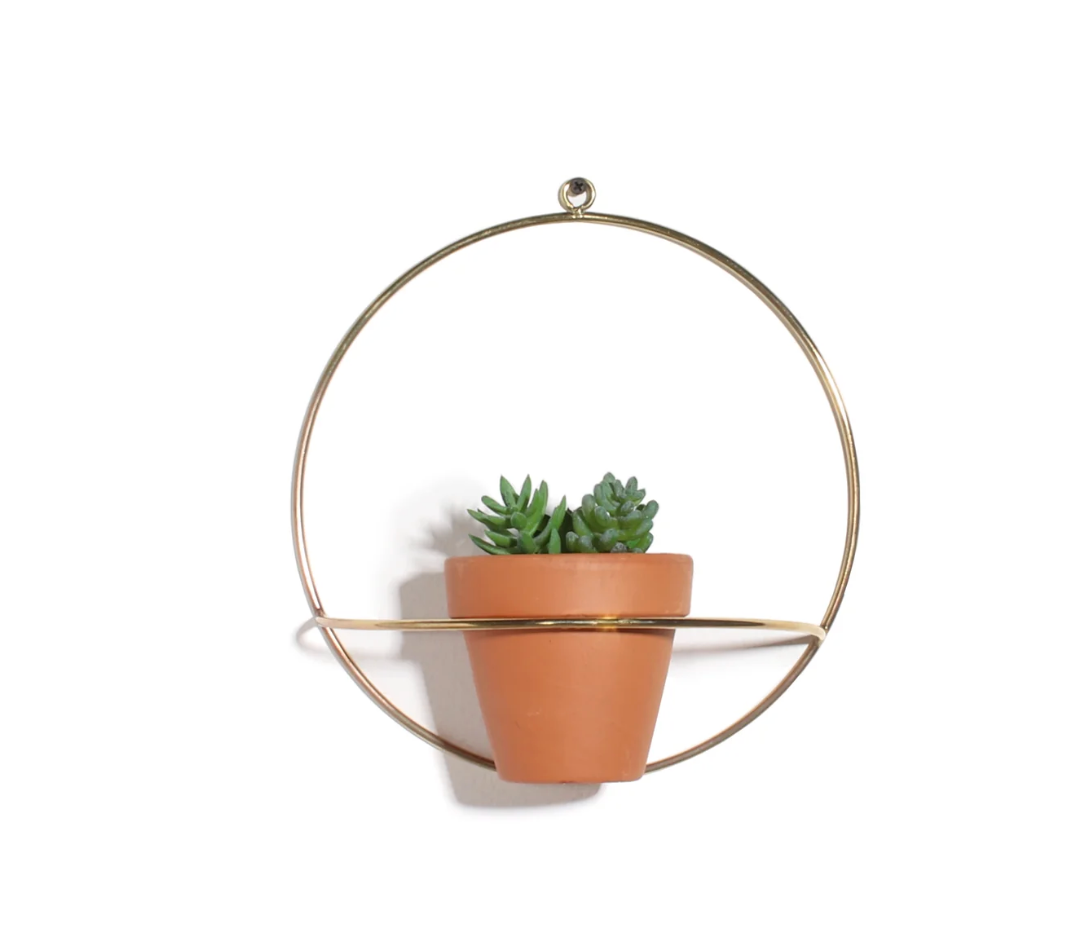10" Circle Wall Planter by New Made LA Pots & Planters New Made LA