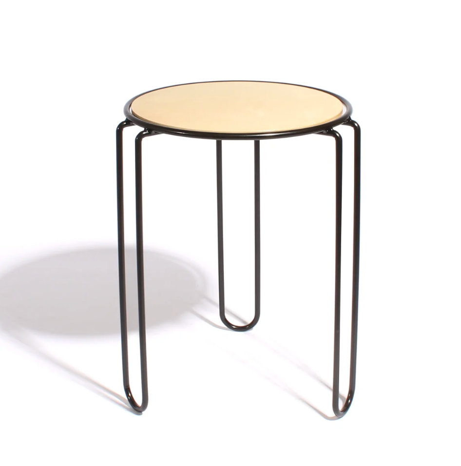 Wire Frame Stool by New Made LA Pots & Planters New Made LA Black