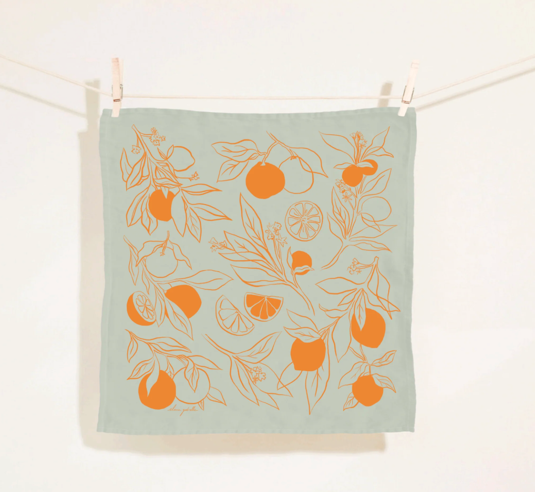 Printed Linen Napkin Set by Elana Gabrielle