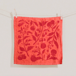 Printed Linen Napkin Set by Elana Gabrielle napkins Elana Gabrielle Tomato