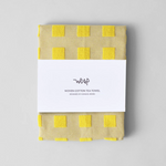Squares Tea Towels - Kangan Arora for Wrap Magazine Towels CANDID HOME Yellow