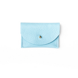 Leather Cardholder by Primecut cardholder PRIMECUT Peacock Blue Leather