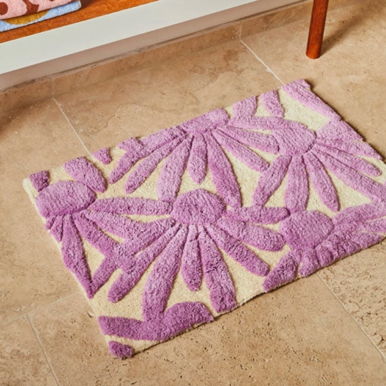 Margarita Bath Mat by Mosey Me Bath Mats & Rugs mosey me