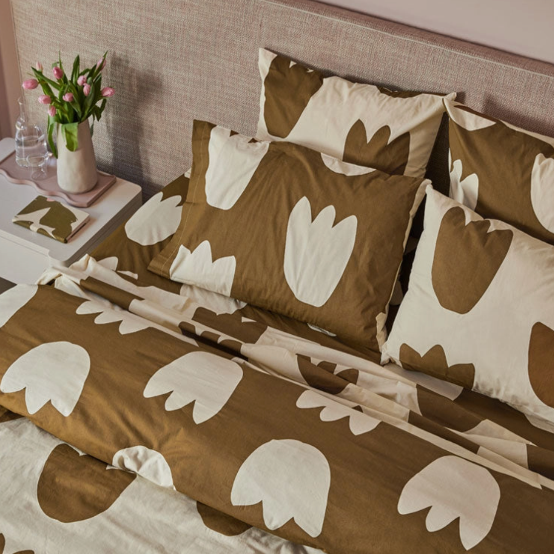 Tulip Reversible Pillowcase Set by Mosey Me Pillowcases & Shams mosey me