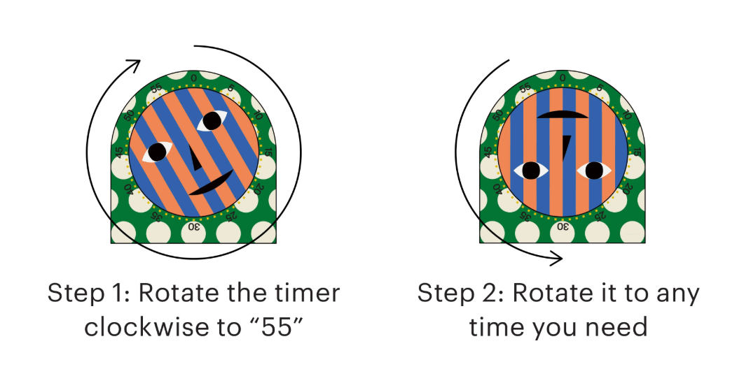 Everybody Kitchen Timer - Dusen Dusen x Areaware Kitchen Timer DUSENDUSEN