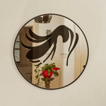 1980s Lady Face Mirror - 36" W mirror CANDID HOME