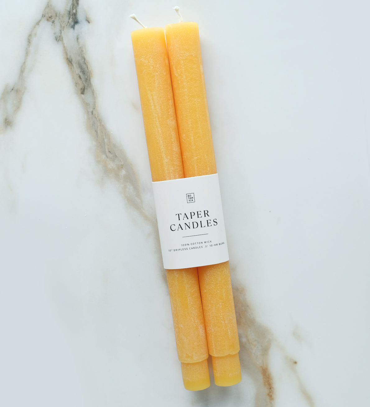 Botanica Pillar Taper Candles - Set of 2