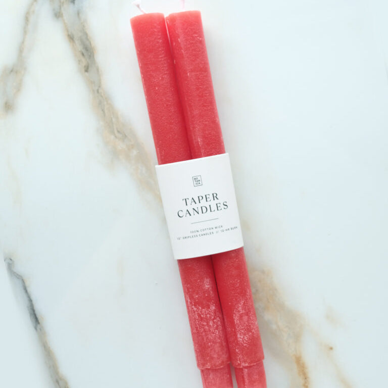 Botanica Pillar Taper Candles - Set of 2 Candles BOTANICA Cherry