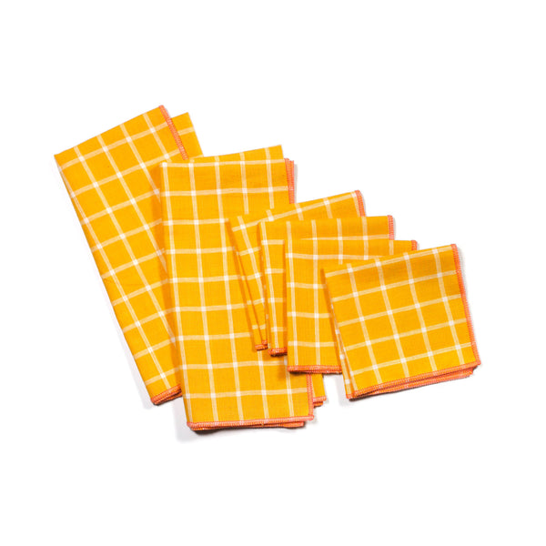 Dinner Napkin Set by Willow Ship - Tepache Yellow dinner napkins willow ship   