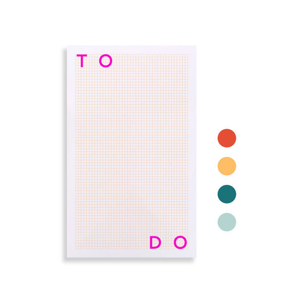 Grid "To Do" Pad by Moglea notepad Moglea