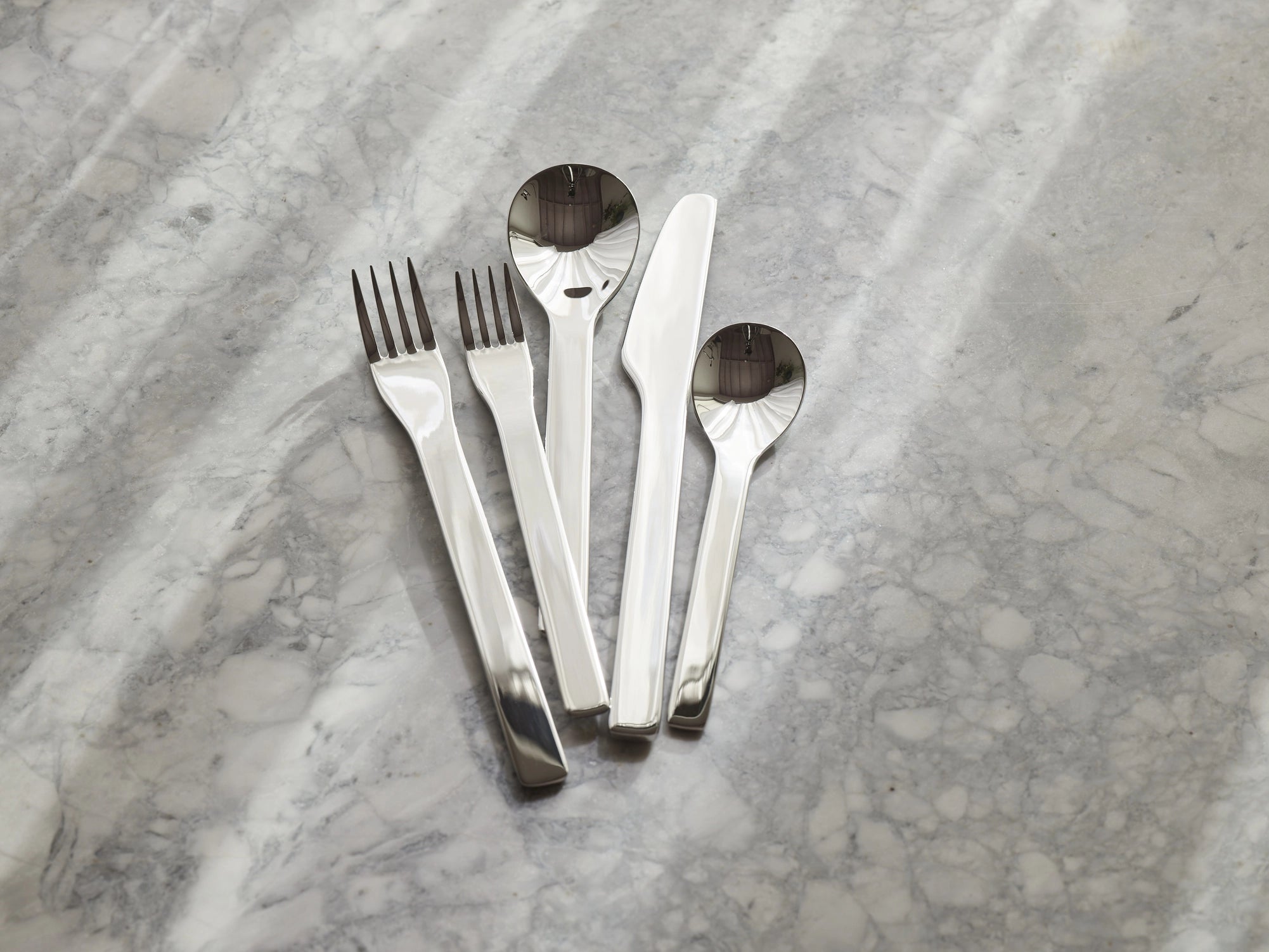 Flint Stainless Cutlery - Set of 5 by Aaron Probyn silverware aaron probyn