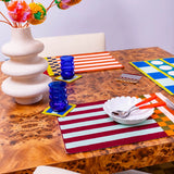 Pattern Patch Knit Placemat Set by Verloop Knits