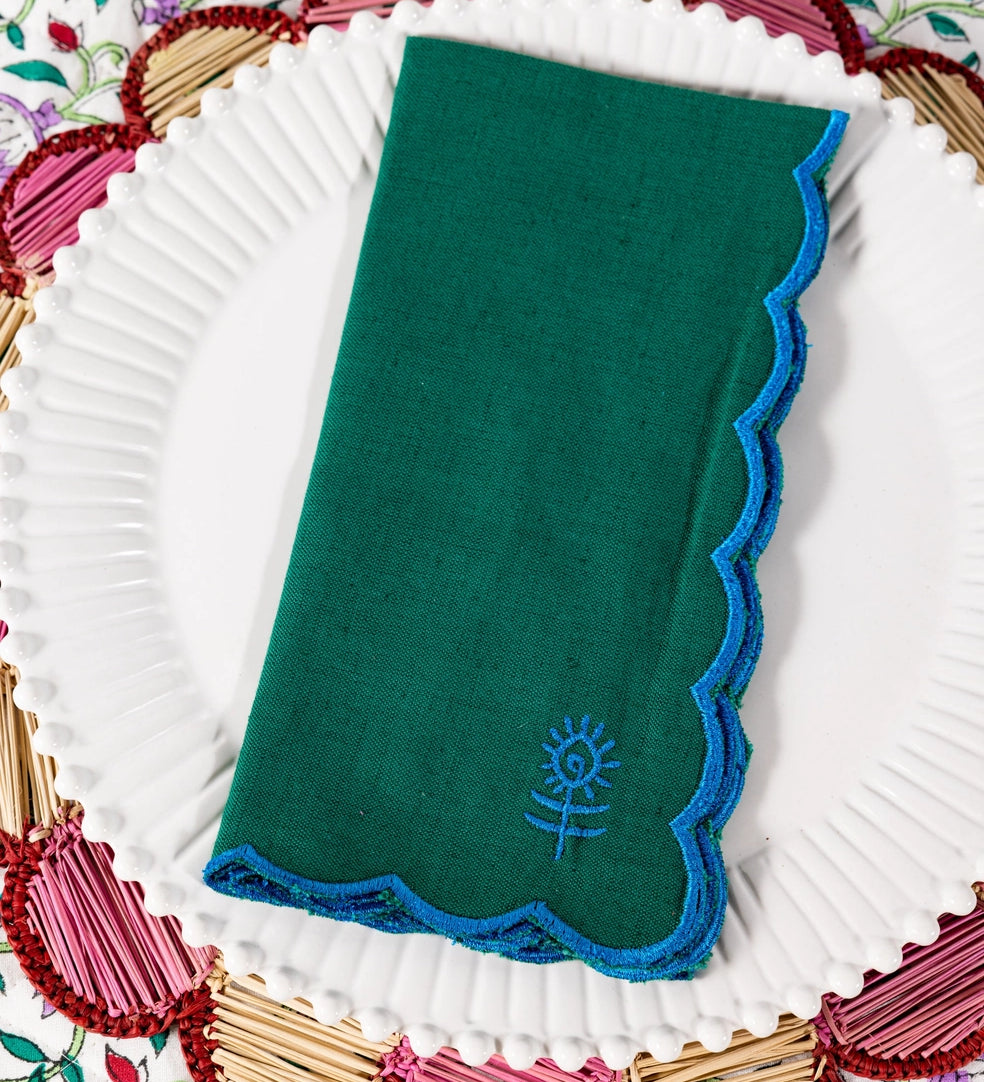 Icon Linen Dinner Napkins - Set of 6 - by Furbish Studio napkins furbish