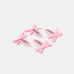 Bow Snap Clips by Chunks Hair Claws & Clips Chunks Pink