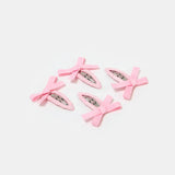 Bow Snap Clips by Chunks Hair Claws & Clips Chunks Pink