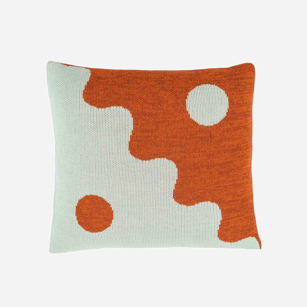 Yin Yang Pillow Cover by Verloop - 3 Colors Available Pillowcases & Shams Verloop flame + jade