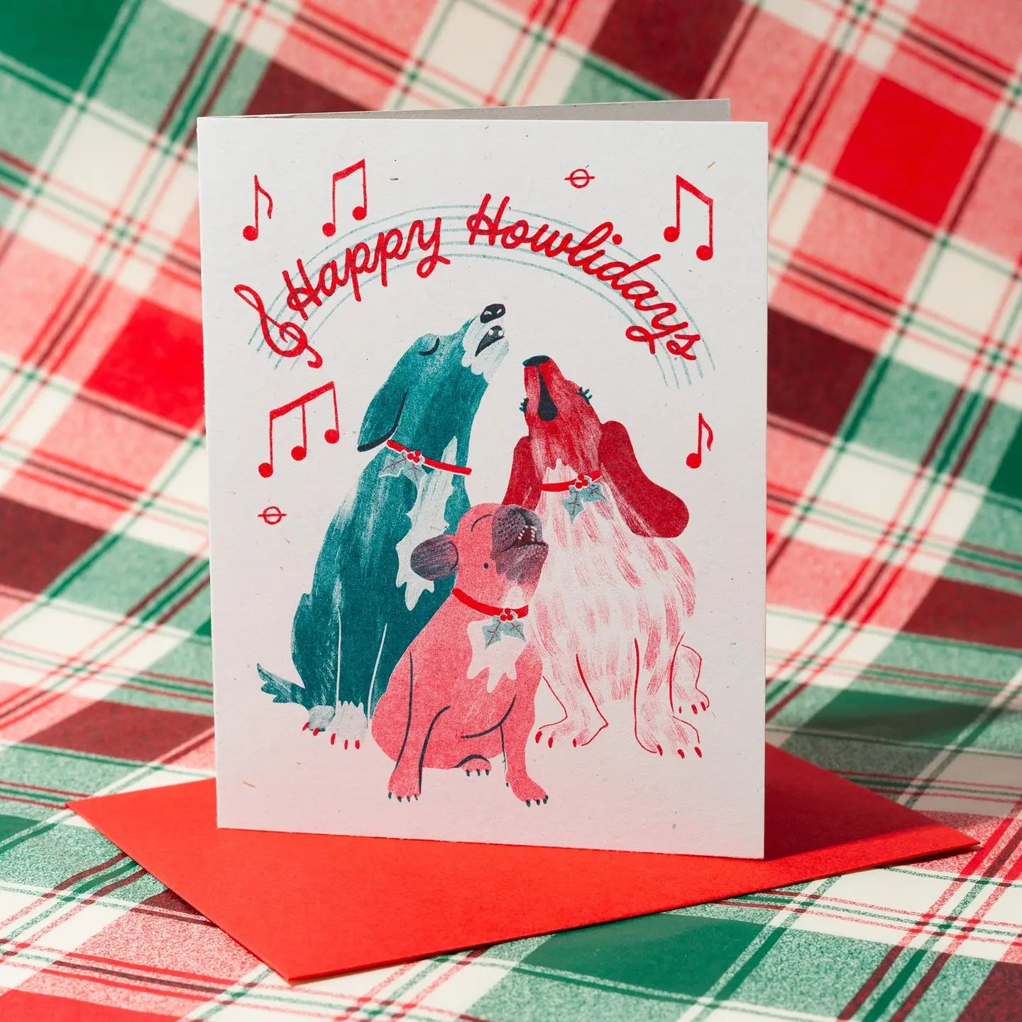 Holiday Letterpress Greeting Cards by Bromstadt Printing Co greeting card bromstad Happy Howlidays