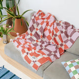 Picnic Plaid Throw by Tarta Gelatina Blankets TARTA GELATINA