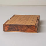 Classic Mangowood Dominoes Set by Verve Culture