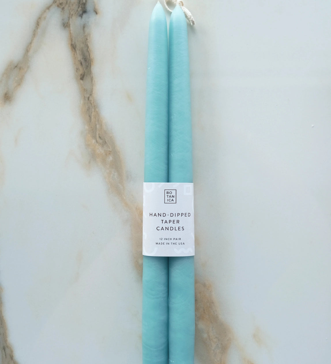 Botanica Taper Candles - Set of 2 Candles BOTANICA Robin's Egg - Blue