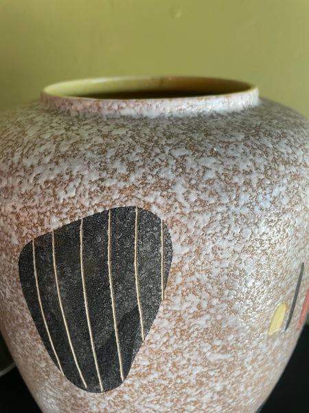 Mid-century Speckled Vase  CANDID HOME   