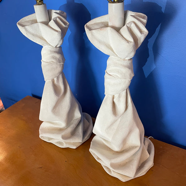 1980’s Plaster Table Lamps - 1 Available  CANDID HOME   
