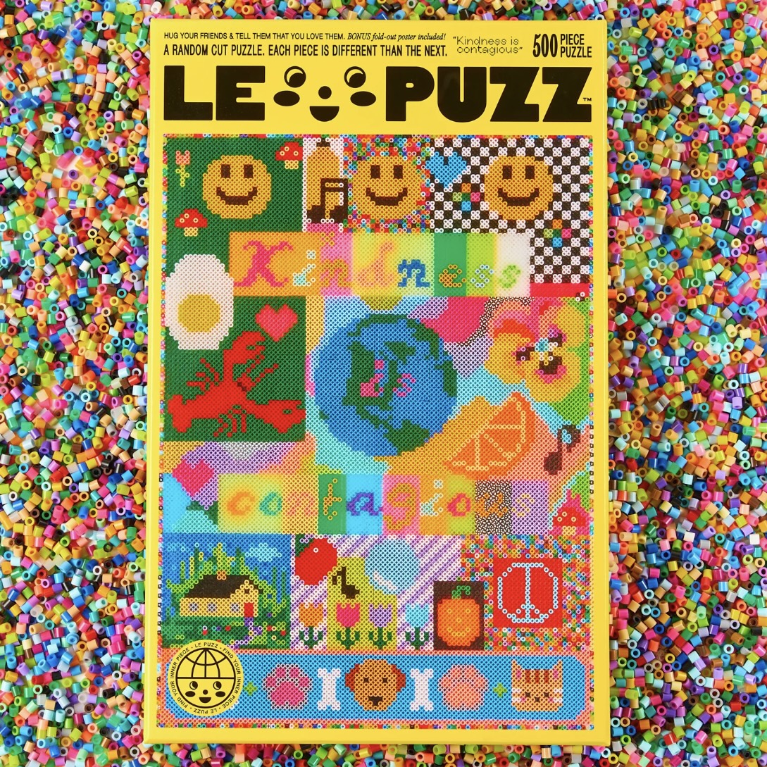 Le Puzz 500 Piece Puzzles Jigsaw Puzzles le puzz Kindness is Contagious  