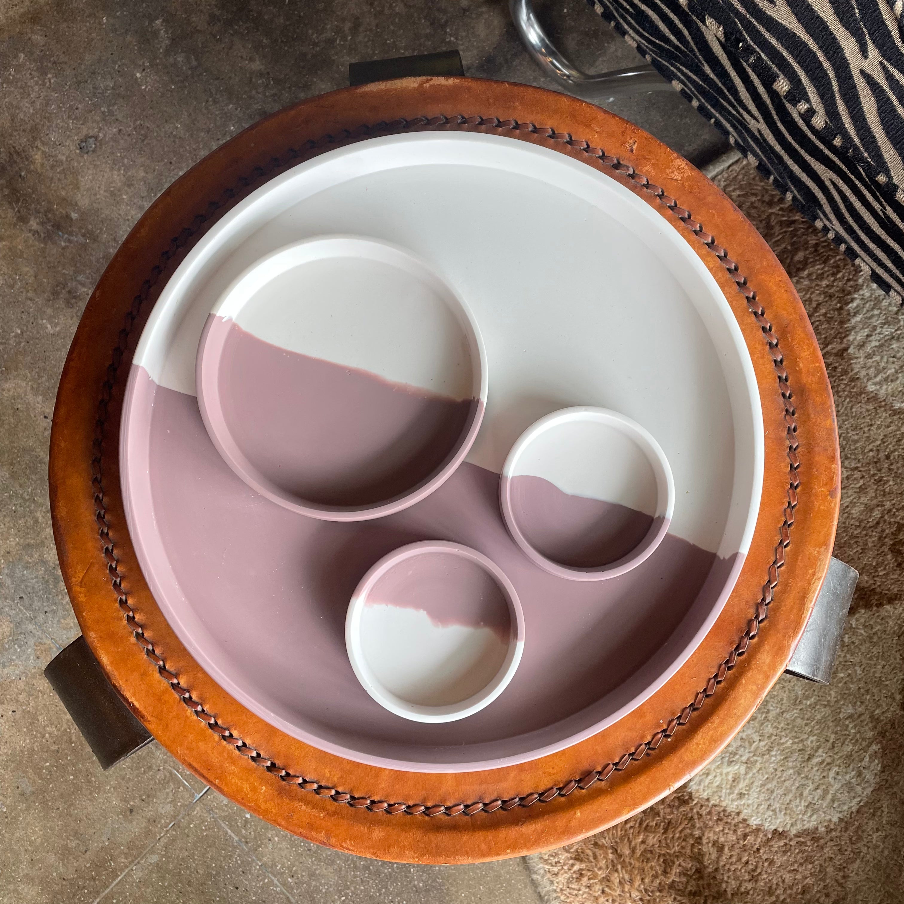 Two Tone Trays by Capra Designs Decorative Trays Capra Designs   