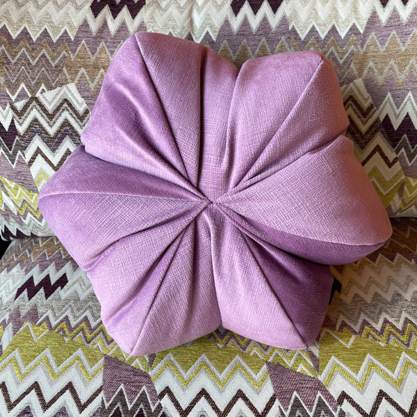 17" Star Anise Pillow by Anjia Jalac Pillows anjia jalac Lilac Velvet  