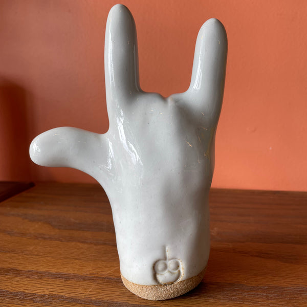Dorien Garry "Love" Ceramic Hand Sculpture Sculpture CANDID HOME   