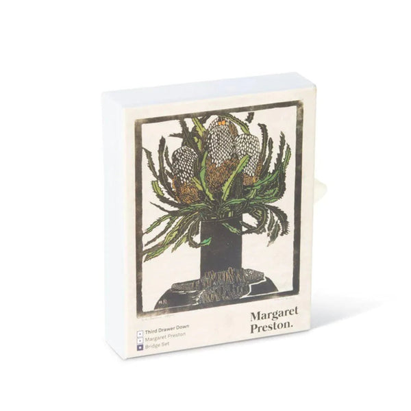 Waratah & Banksia Bridge Set by Margaret Preston PLAYING CARDS third drawer down