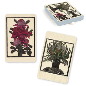 Waratah & Banksia Bridge Set by Margaret Preston PLAYING CARDS third drawer down