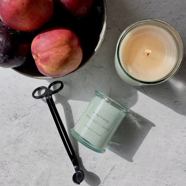 Stay Fresh Candles - 2 Sizes Available Candles stay fresh co 4 Oz. Stonefruit + Santal  