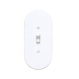 Pill Switchplate Cover by New Made LA switch plate New Made LA White Single Switch  