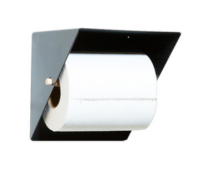 Black Metal Toilet Paper Holder