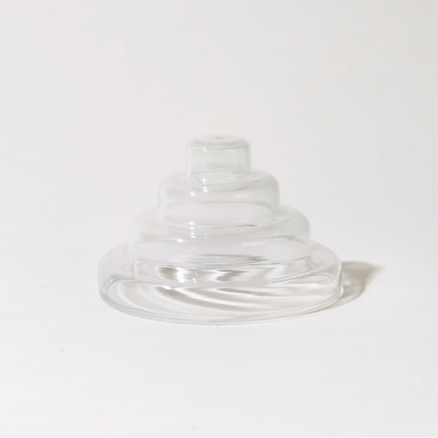 Meso Incense Holder by Yield Design Co. Incense Holders Yield Design Co. Clear  