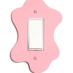 Blob Switchplate Cover by New Made LA switch plate New Made LA Pink Rectangle Switch  