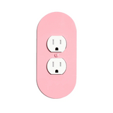 Pill Switchplate Cover by New Made LA switch plate New Made LA Pink Double Outlet  