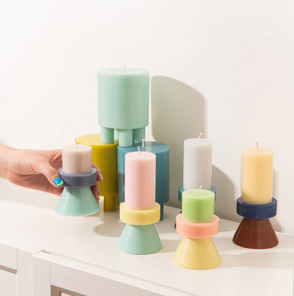 Yod + Co Stack Candles - Mini Candles CANDID HOME   