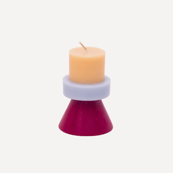 Yod + Co Stack Candles - Mini Candles CANDID HOME Peach / Lilac / Ruby  