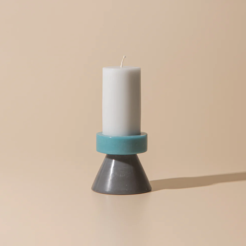 Yod + Co Stack Candles - Tall Candles yod and co Nude / Powder Blue / Celeste  