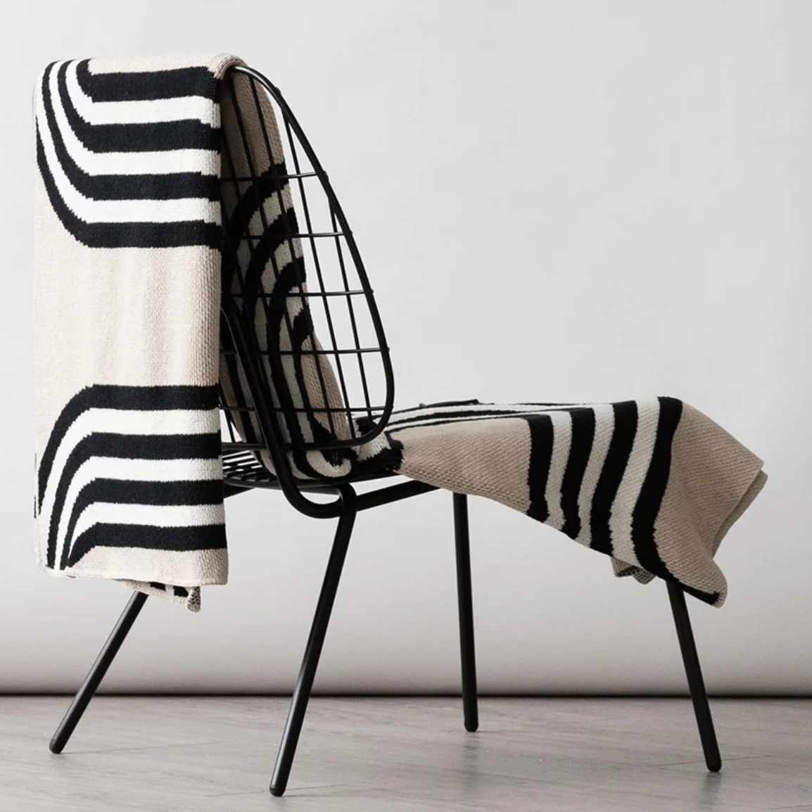 "78th St" Recycled Cotton Throw by Happy Habitat Blankets Happy Habitat