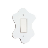 Blob Switchplate Cover by New Made LA switch plate New Made LA White Rectangle Switch  